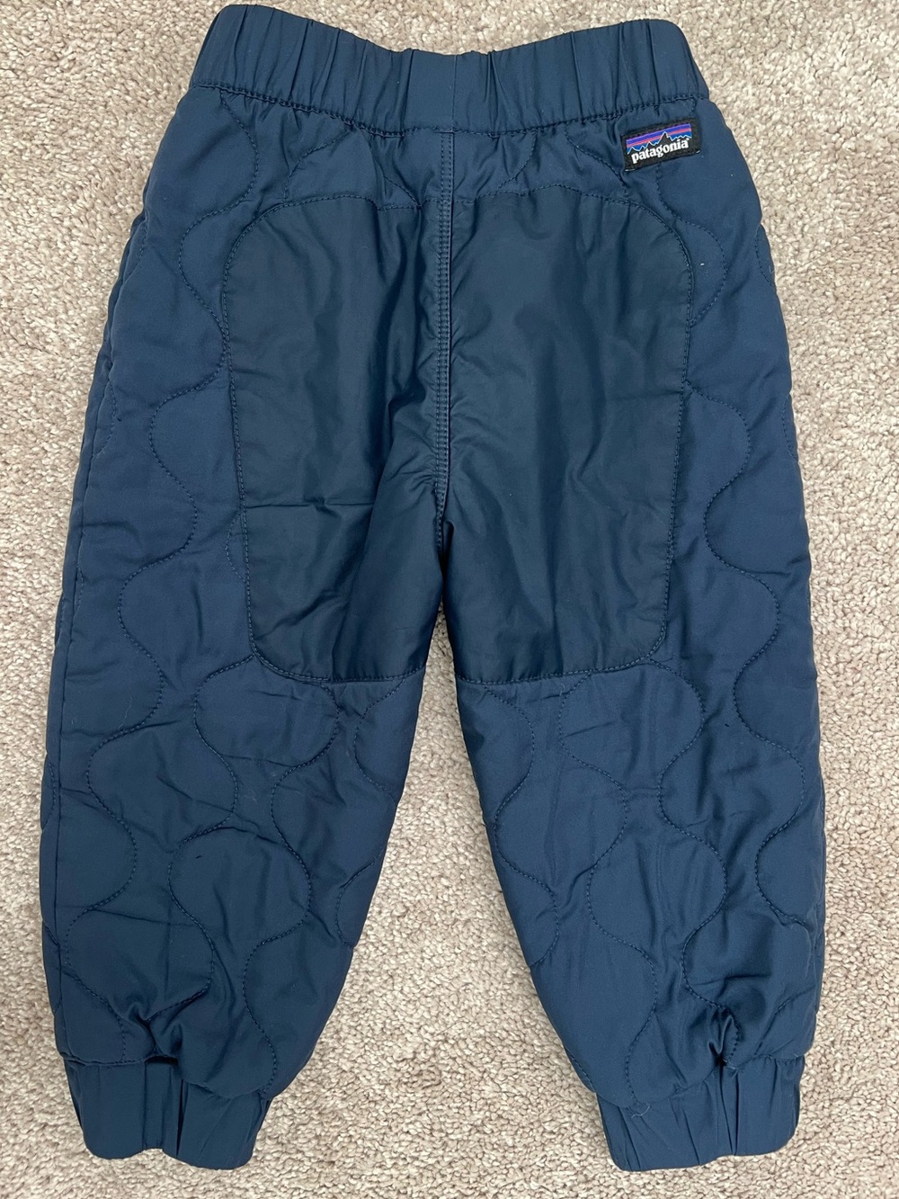Patagonia Kids Navy Quilted Puffer Joggers